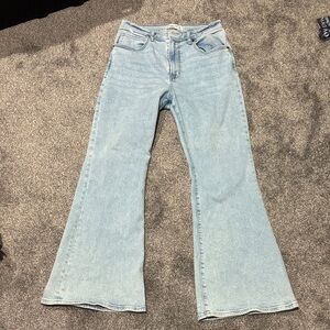 Abercrombie & Fitch Light Wash Flare Jeans